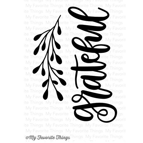 My Favorite Things Grateful Stamp Set