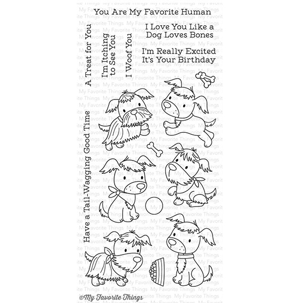 My Favorite Things Puppy Pals Stamp Set