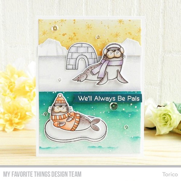 My Favorite Things Polar Pals Stamp Set