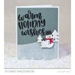 My Favorite Things Warm Holiday Wishes Stamp