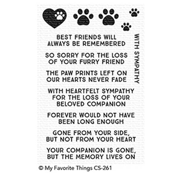 My Favorite Things Critter Condolences Stamp Set