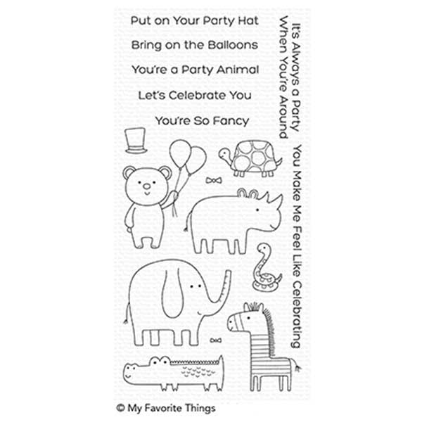 My Favorite Things Safari Party Stamp Set