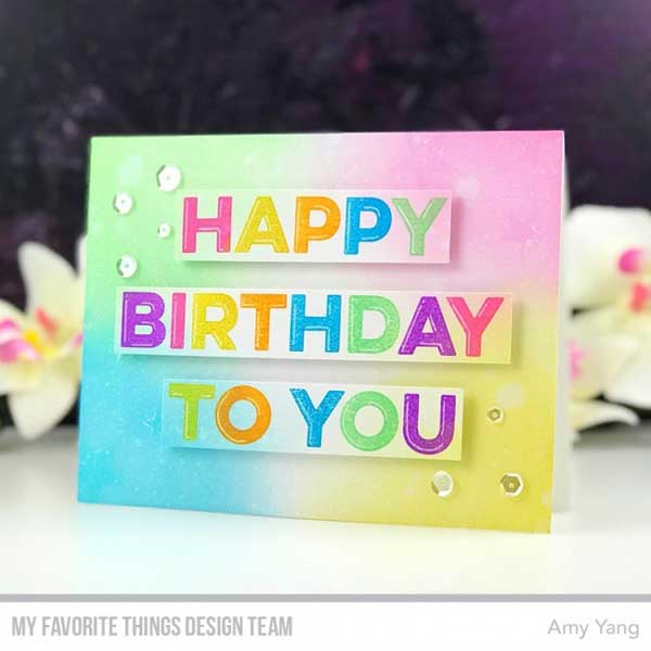 My Favorite Things Happy Birthday To You Stamp Set