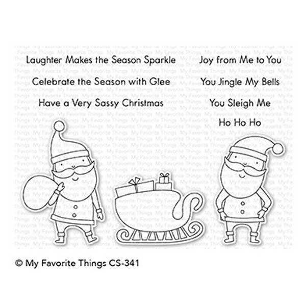 My Favorite Things Sassy Santa Stamp Set