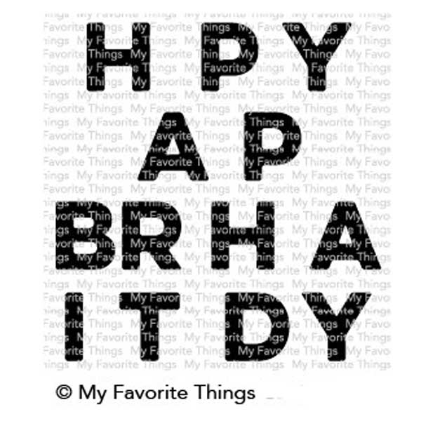 My Favorite Things Happy Birthday Blend Stamp Set