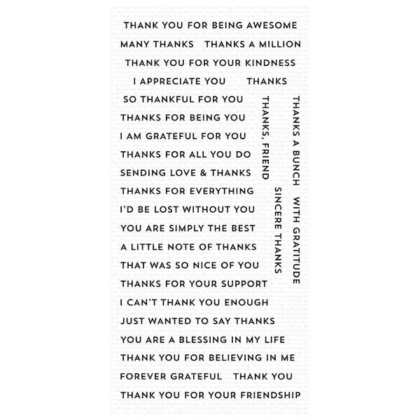 My Favorite Things Bitty Thanks &amp; Gratitude Stamp Set