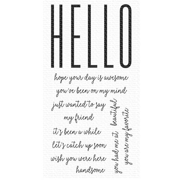 My Favorite Things How to Say Hello Stamp Set