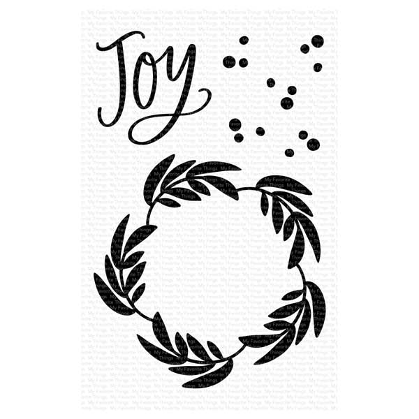 My Favorite Things Joy Wreath Stamp Set