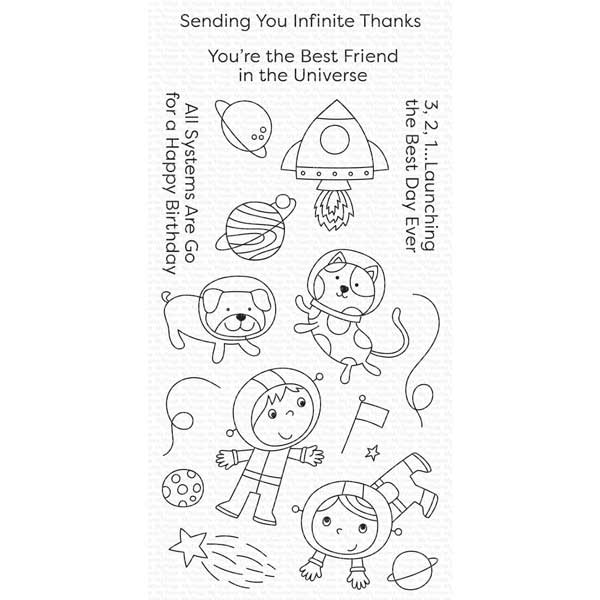 My Favorite Things Best Friends in the Universe Stamp Set