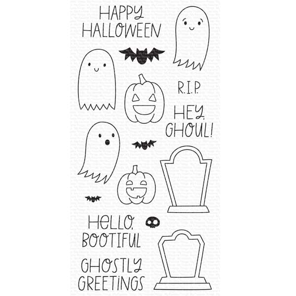 My Favorite Things Ghostly Greetings Stamp Set