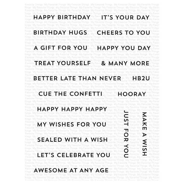 My Favorite Things Itty Bitty Birthday Stamp