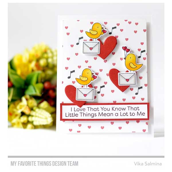 My Favorite Things Tweethearts Stamp Set