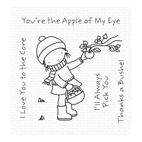 My Favorite Things Apple of My Eye Stamp