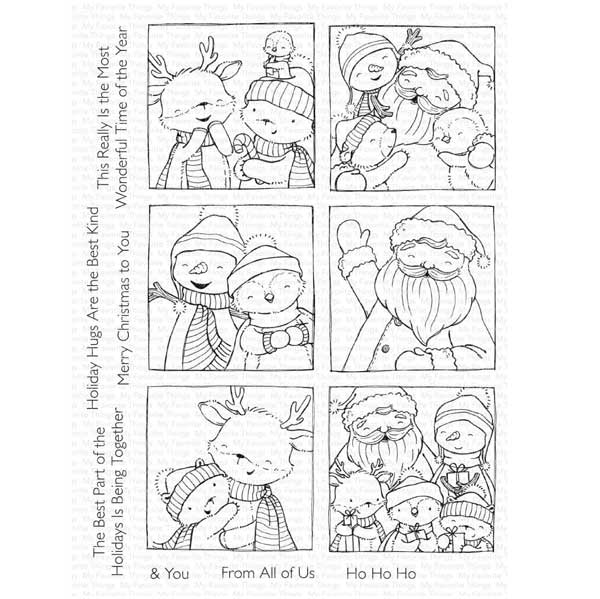 My Favorite Things Selfies With Santa Stamp