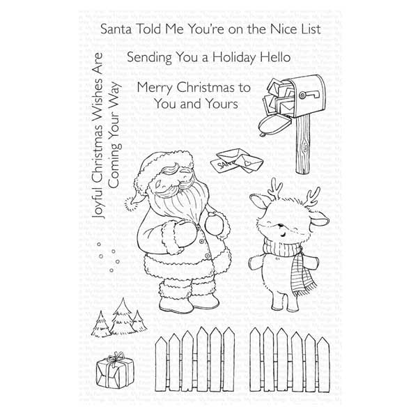 My Favorite Things SY Holiday Hello Stamp Set