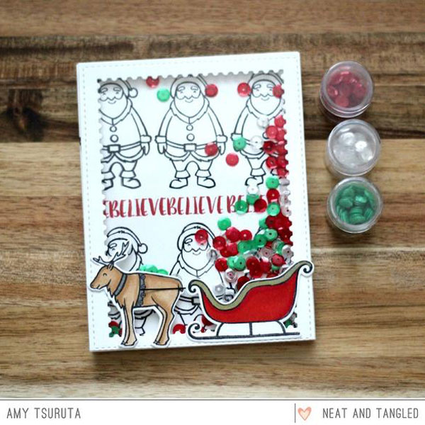 Neat &amp; Tangled Santa&#039;s Ride Stamp Set &lt;span style=&quot;color:red;&quot;&gt;Blemished&lt;/span&gt;