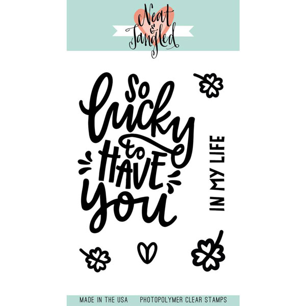 Neat &amp; Tangled So Lucky Stamp Set &lt;span style=&quot;color:red;&quot;&gt;Blemished&lt;/span&gt;