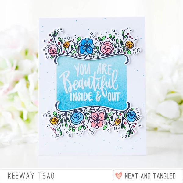 Neat &amp; Tangled Bloom Stamp Set &lt;span style=&quot;color:red;&quot;&gt;Blemished&lt;/span&gt;