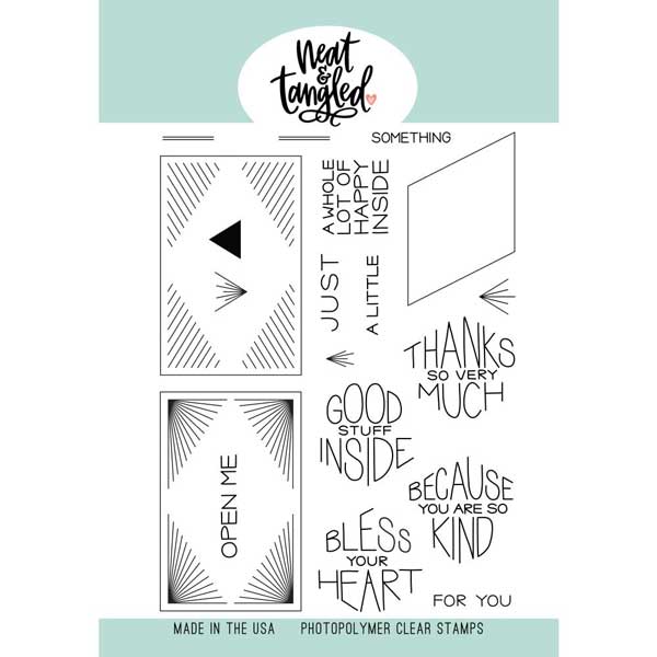 Neat &amp; Tangled Thanks So Much Stamp Set &lt;span style=&quot;color:red;&quot;&gt;Blemished&lt;/span&gt;