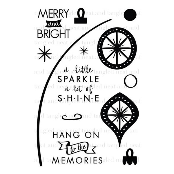 Neat &amp; Tangled Merry and Bright Stamp Set &lt;span style=&quot;color:red;&quot;&gt;Blemished&lt;/span&gt;