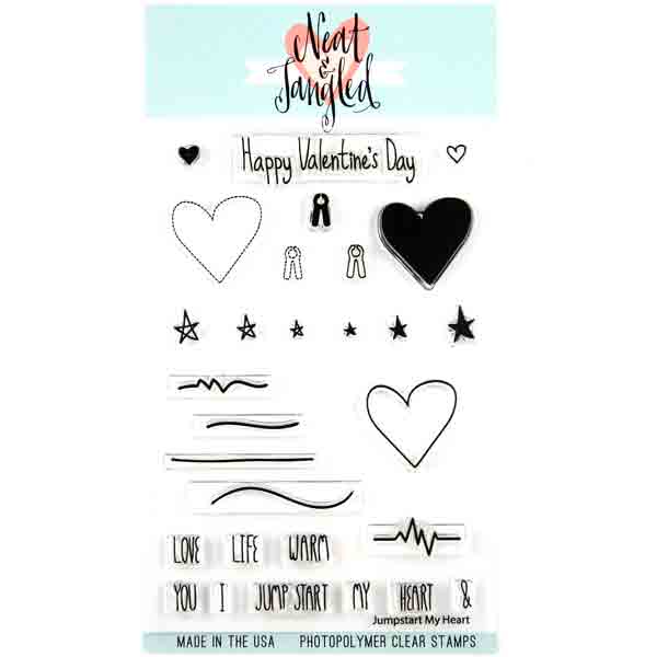 Neat &amp; Tangled Jumpstart My Heart Stamp Set &lt;span style=&quot;color:red;&quot;&gt;Blemished&lt;/span&gt;