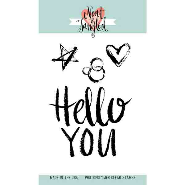 Neat &amp; Tangled Hello You Stamp Set &lt;span style=&quot;color:red;&quot;&gt;Blemished&lt;/span&gt;