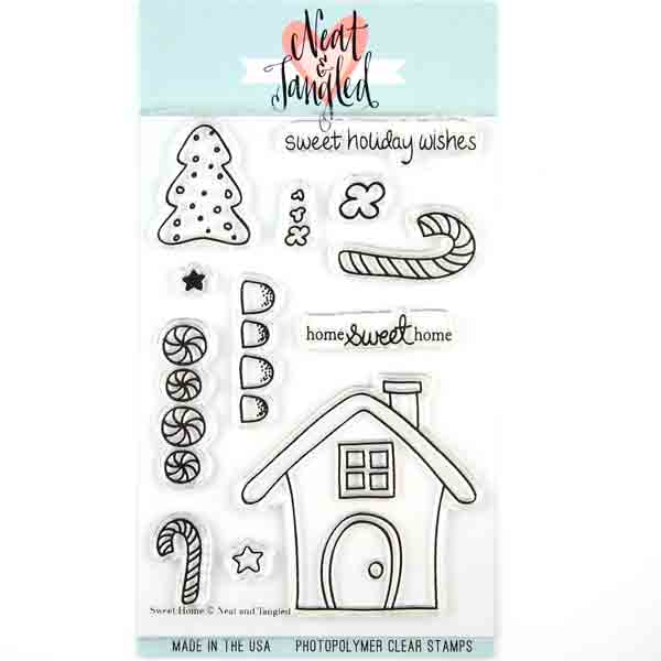 Neat &amp; Tangled Sweet Home Stamp Set &lt;span style=&quot;color:red;&quot;&gt;Blemished&lt;/span&gt;