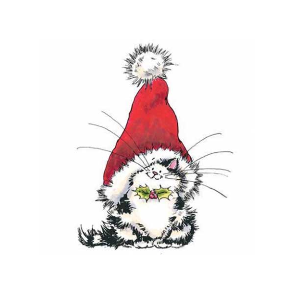 Penny Black Jolly Xmas Kitty Stamp