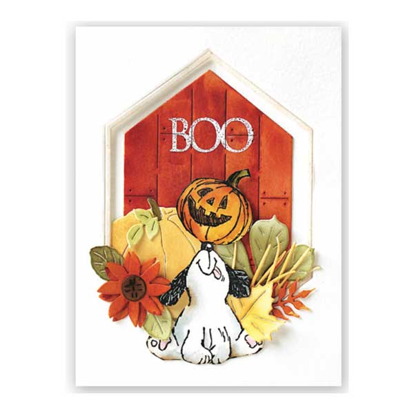 Penny Black Pup-o-lantern Stamp