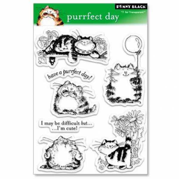 Penny Black Purrfect Day Stamp Set