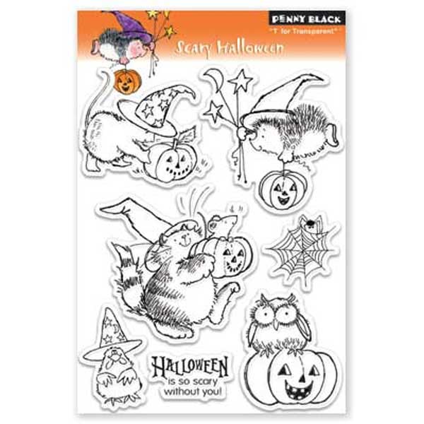 Penny Black Scary Halloween Stamp Set