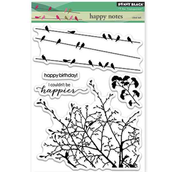 Penny Black Happy Notes Stamp Set