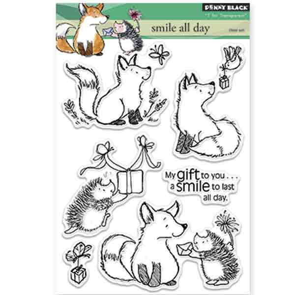 Penny Black Smile All Day Stamp Set