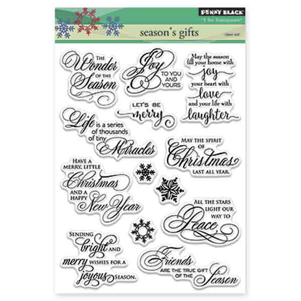 Penny Black Season&#039;s Gifts Stamp Set