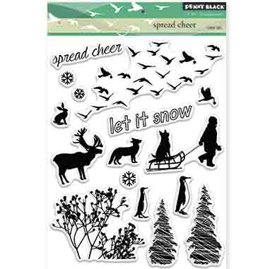 Penny Black Spread Cheer Stamp Set