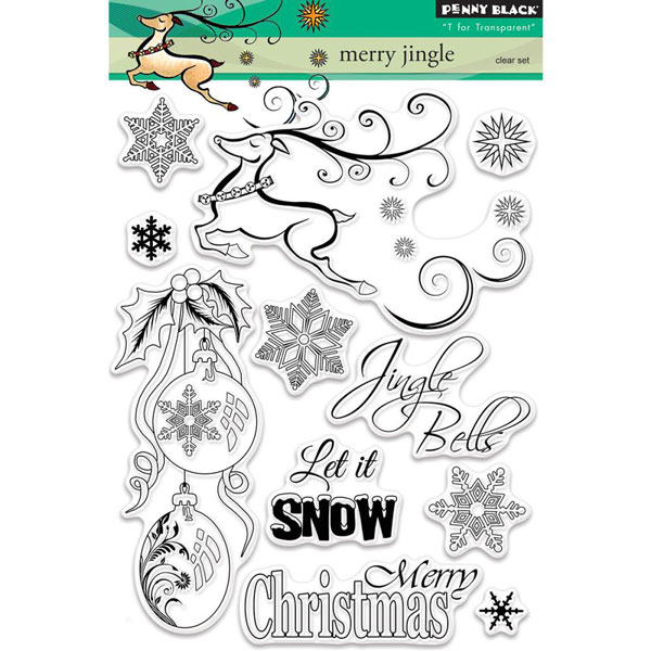 Penny Black Merry Jingle Stamp Set