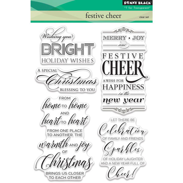 Penny Black Festive Cheer Stamp Set