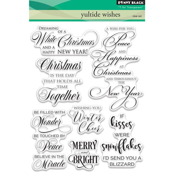 Penny Black Yuletide Wishes Stamp Set