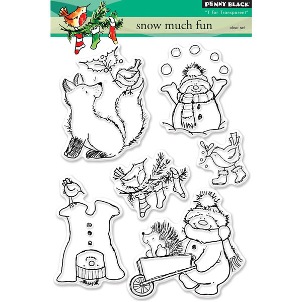 Penny Black Snow Much Fun Stamp Set