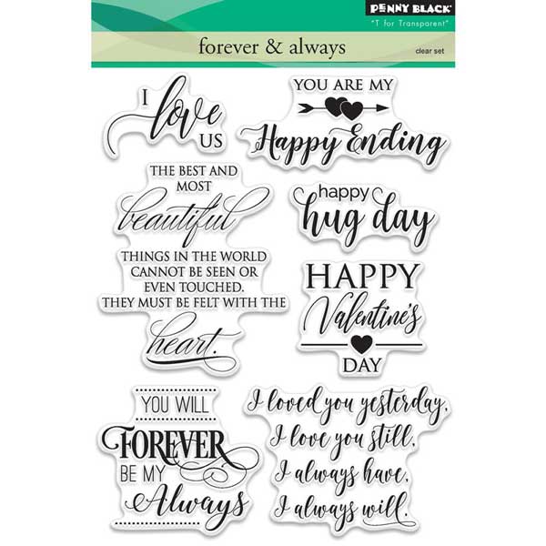 Penny Black Forever &amp; Always Stamp Set