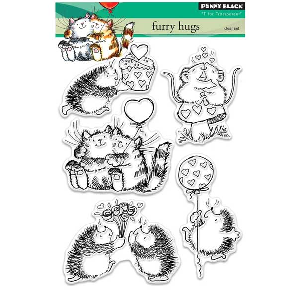 Penny Black Furry Hugs Stamp Set