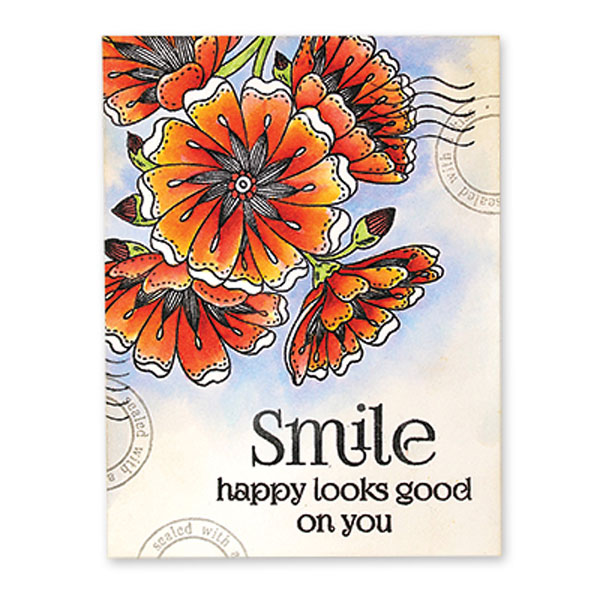 Penny Black Happy Thoughts Clear Stamp Set