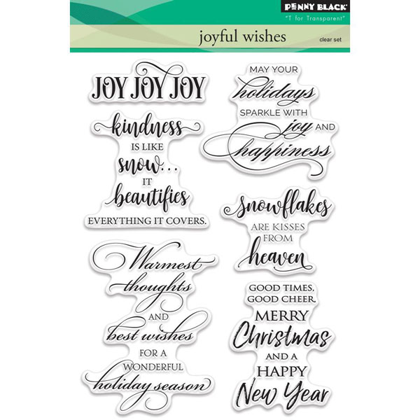 Penny Black Joyful Wishes Stamp Set