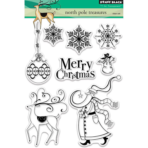 Penny Black North Pole Treasures Stamp Set