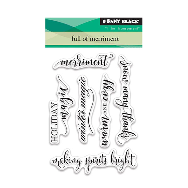 Penny Black Full of Merriment Stamp Set