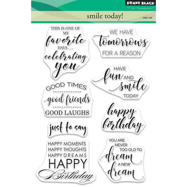 Penny Black Smile Today Stamp Set