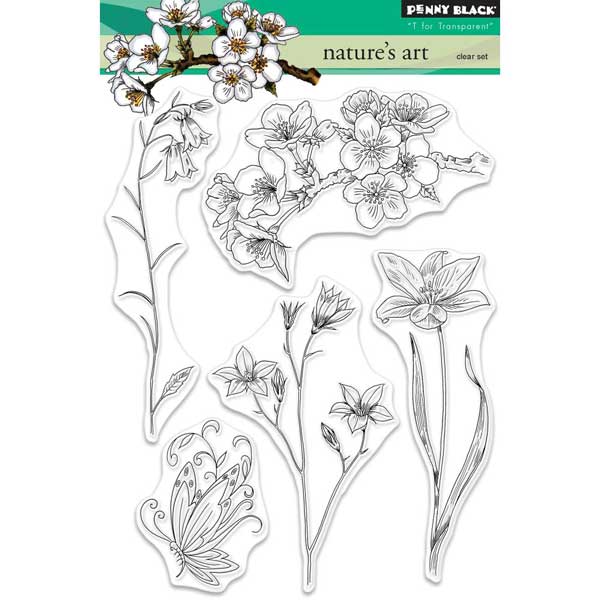 Penny Black Nature&#039;s Art Stamp Set