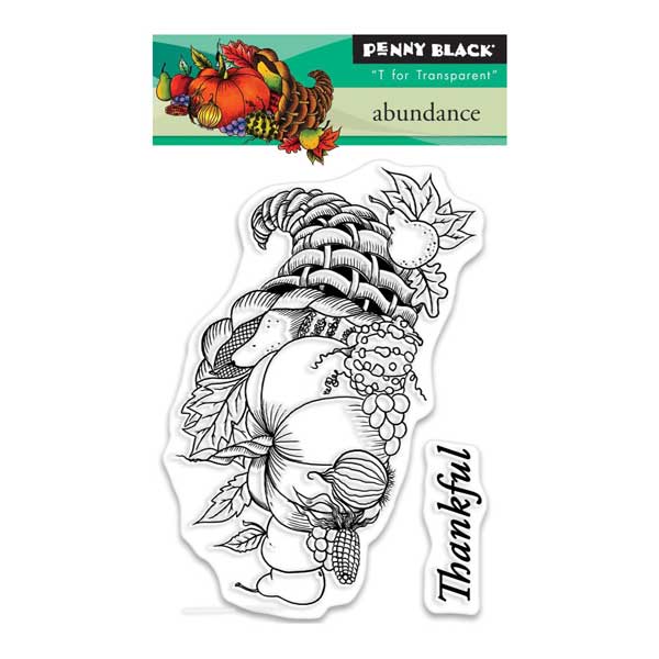 Penny Black Abundance Clear Stamp