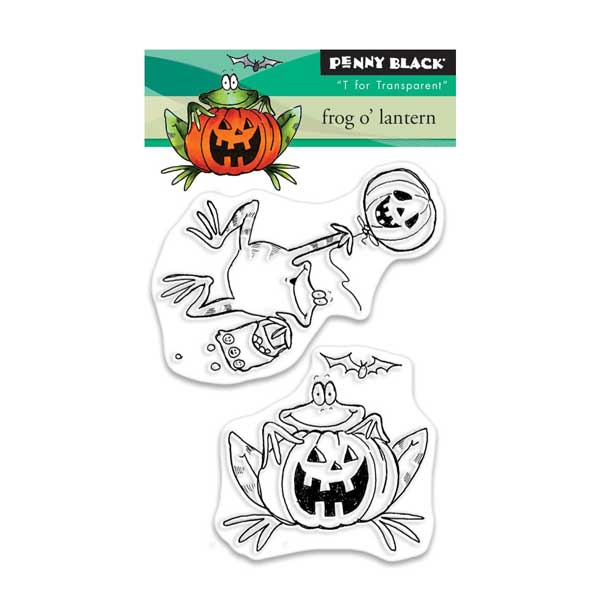 Penny Black Frog o&#039;Lantern Stamp Set