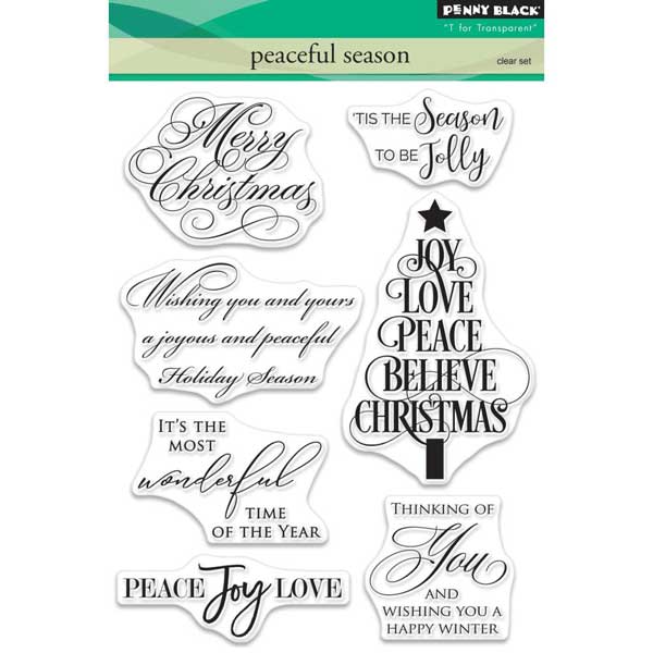 Penny Black Peaceful Season Stamp Set